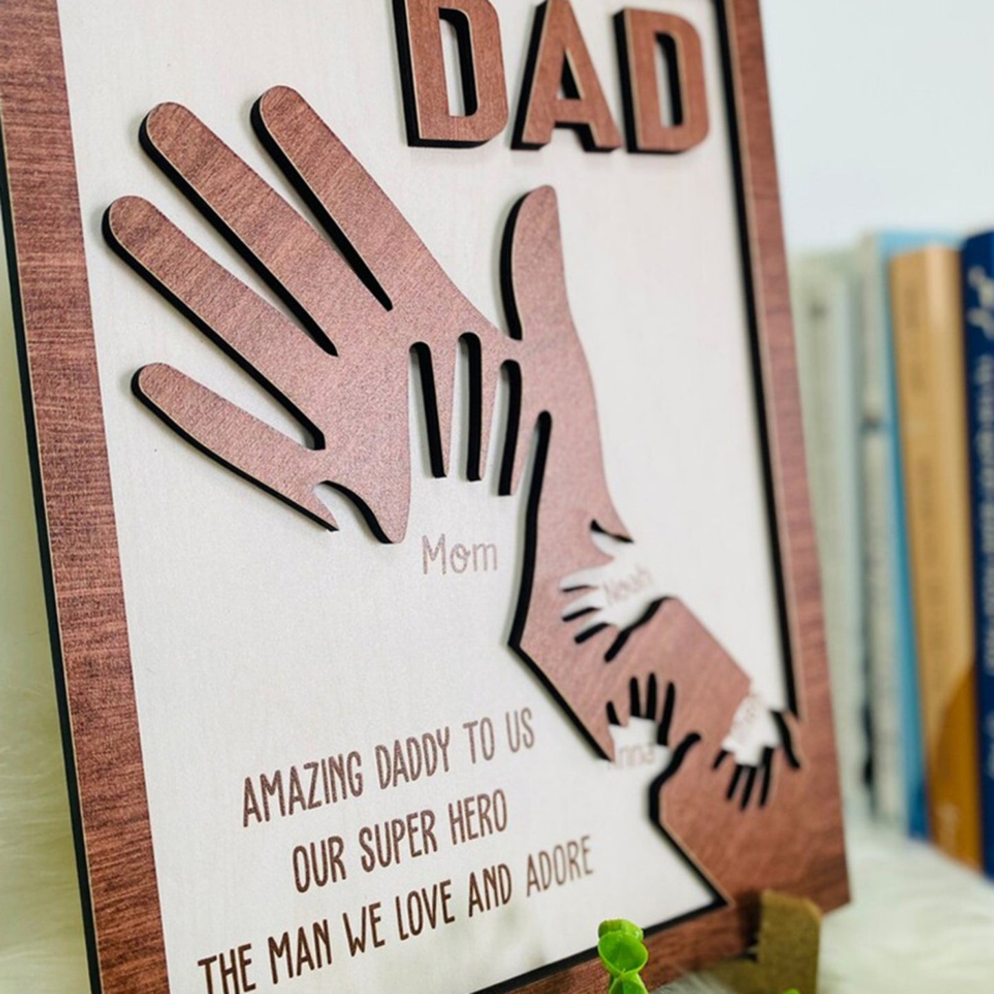 Personalised Wooden Father's Day Ornaments