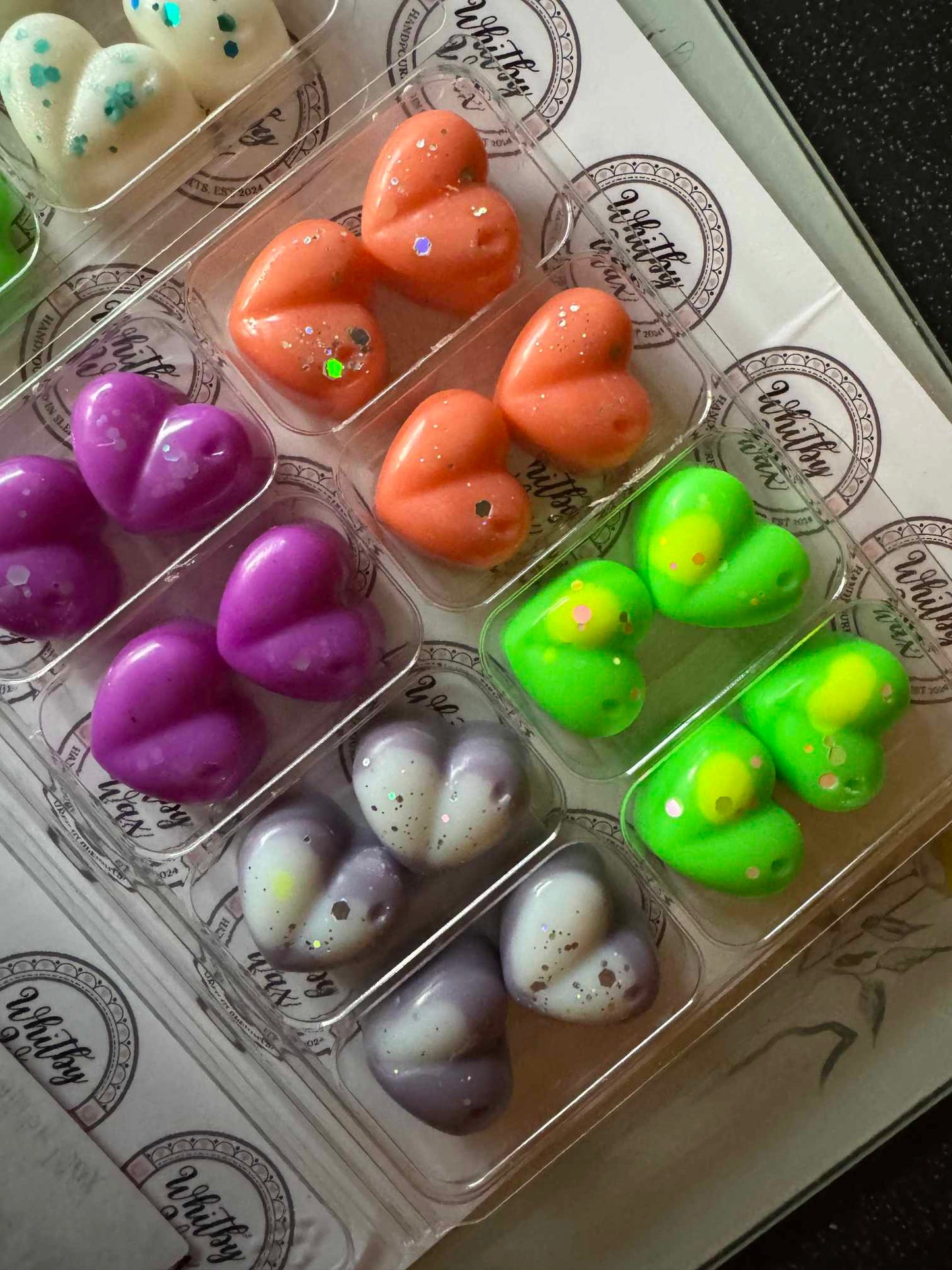 Wax melt sample box