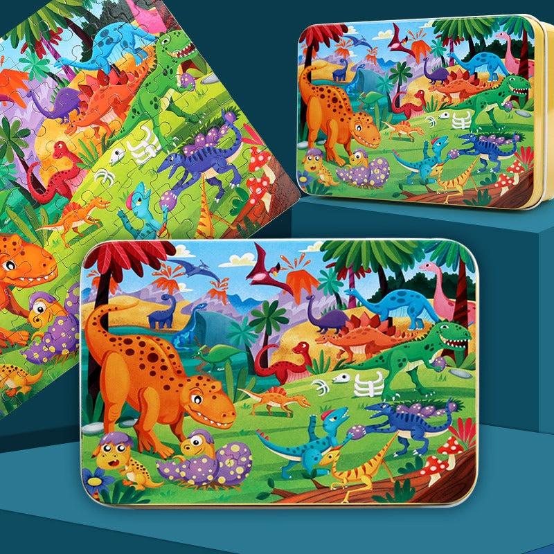 100-Piece Wooden puzlle