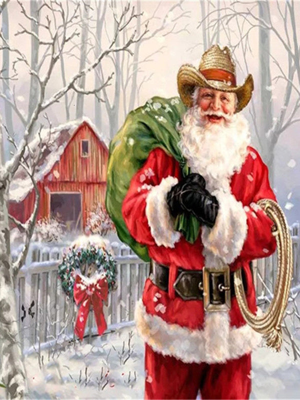 Santa Full Square Embroidery Diamond Art