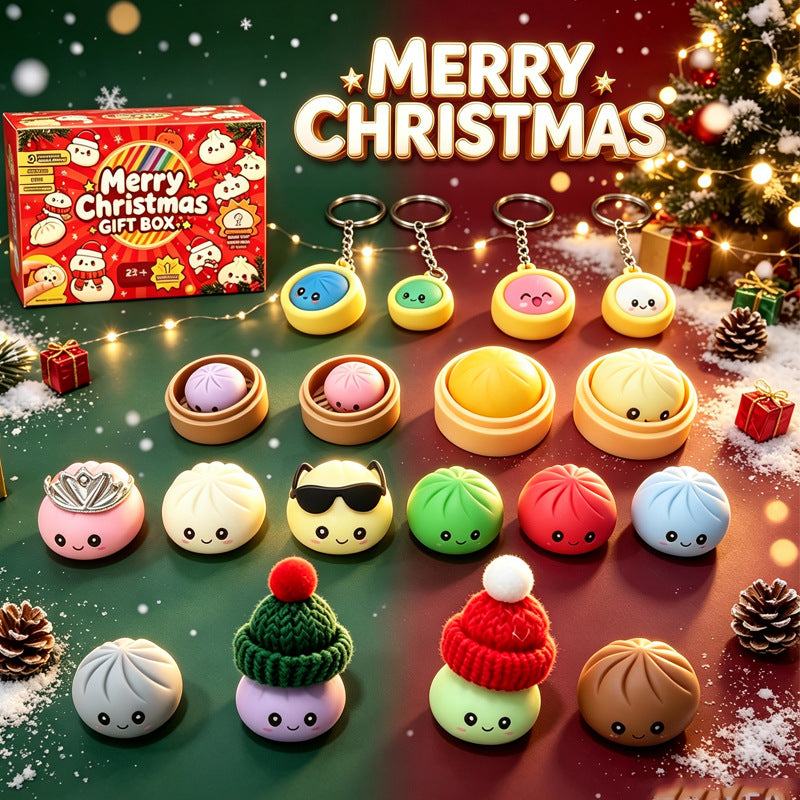 Mysterious Dumpling Squishy Calendar Blind Box