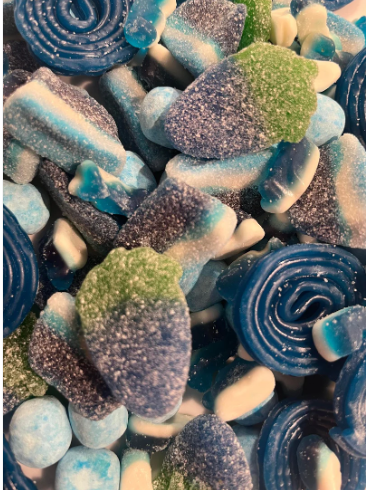 Pre made blue mix