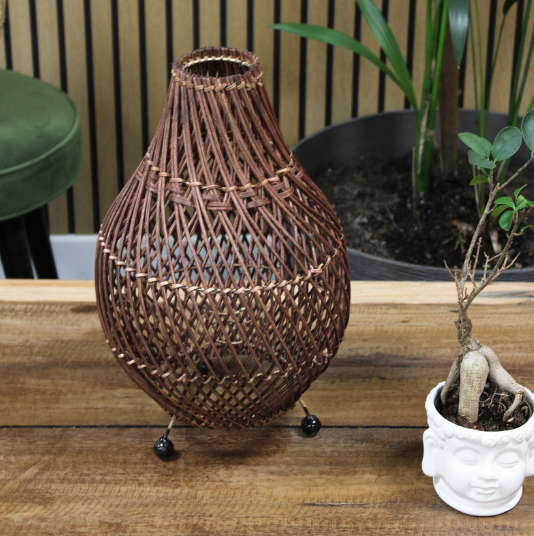 rattan table lamp