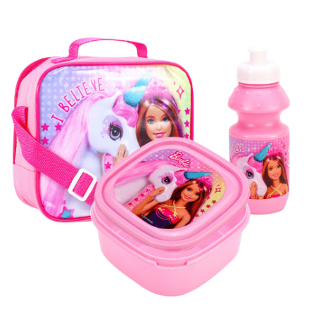 Barbie lunch bag 3 piece
