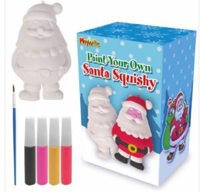 Paint your own santa squishy