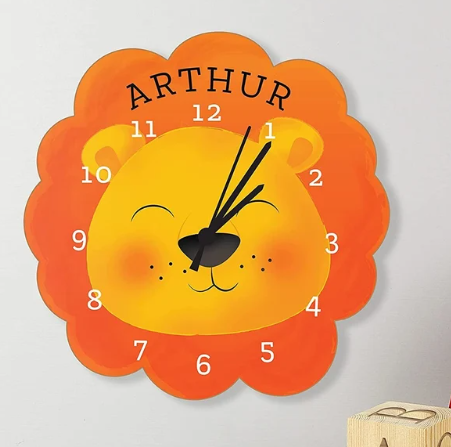 Personalised childrens clocks