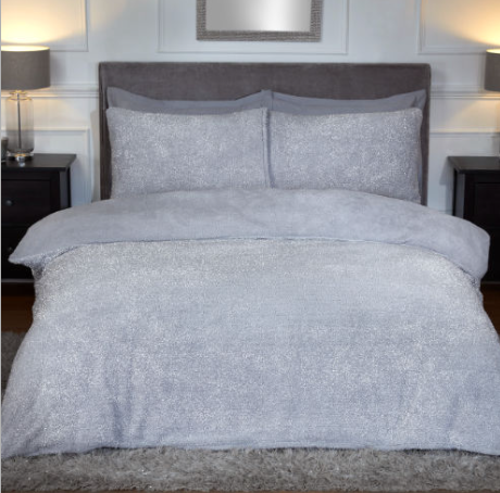 Sparkly teddy bedding