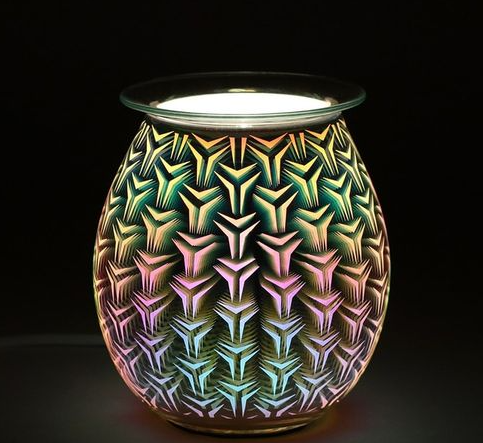 3D Geometric Light Up Electric Oil Burner