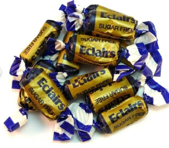 Sugar free chocolate eclairs