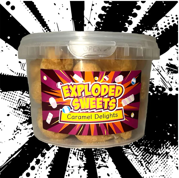 Freeze dried caramel bites
