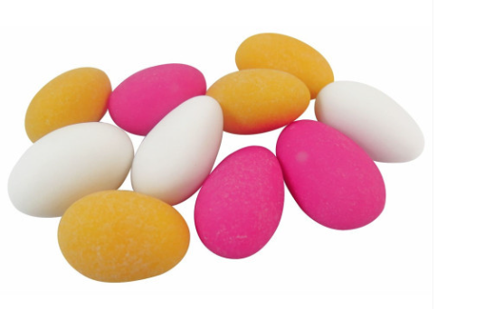 Sugar coated almonds