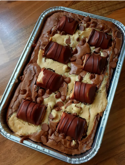 Kinder Bueno Nutella Brownies