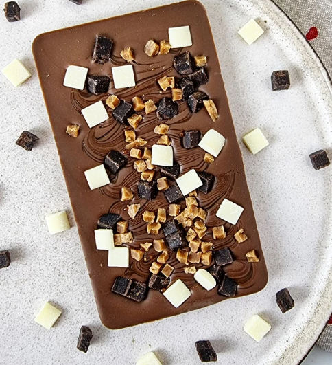Salted Caramel Fudge Brownie Fully Loaded Chocolate Slab