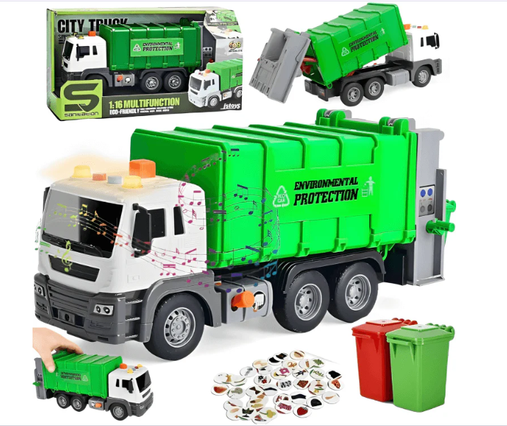 Garbage Truck with Lights & Sound