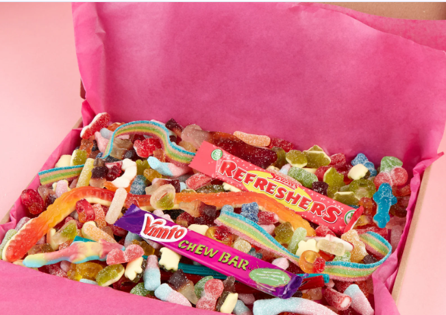Pick and mix sweet box