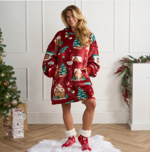 Christmas Print Hoodie