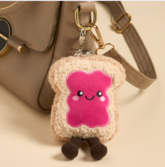 Rosie The Jam Toast bag Keyring