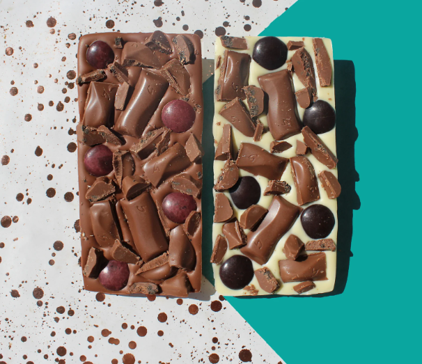 Belgian Chocolate Galaxy Slab