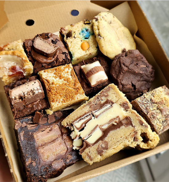 Broken Bakes Box: Cookie, Brownie & Cake Selection