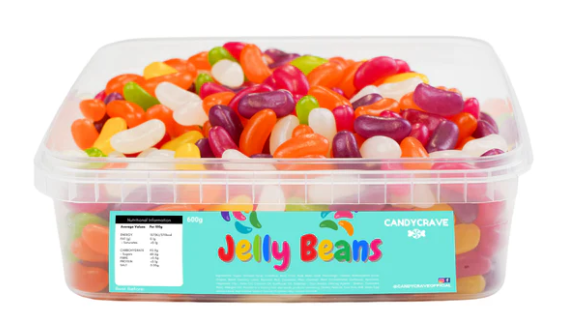 Variety of jelly sweets