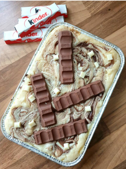 Kinder Bar Nutella Blondie