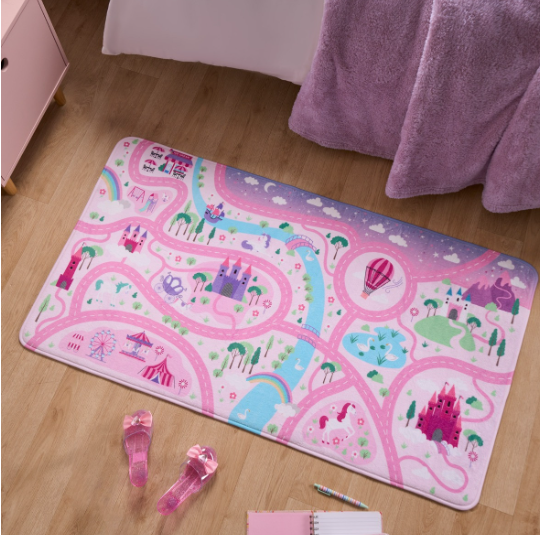 Kids Supersoft Fairyland Printed Rug