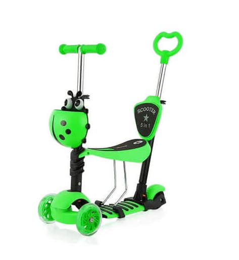 5-in-1 Kids Scooter with Adjustable Seat and Push Handle