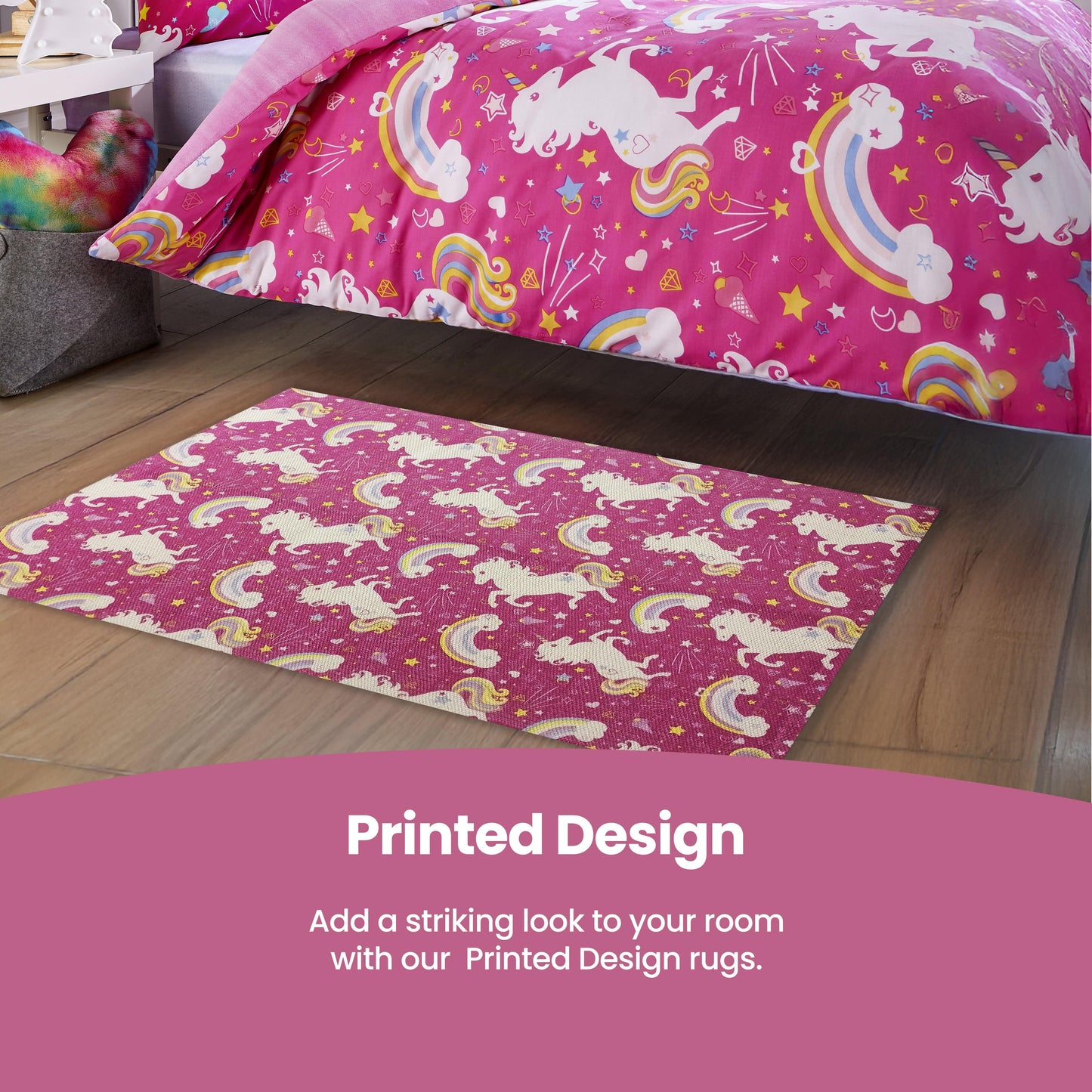 Animal Print Unicorn Rug