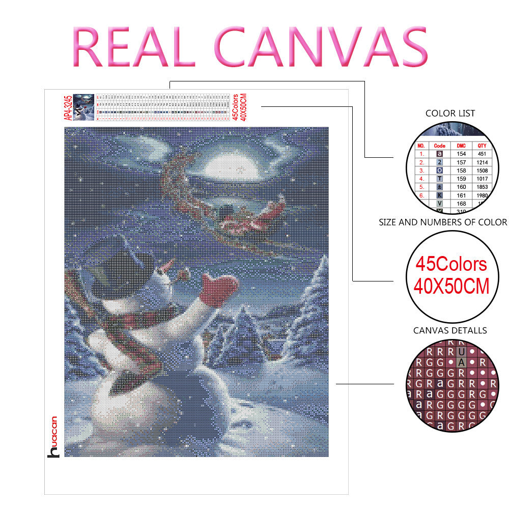 Diamond Painting Snowman