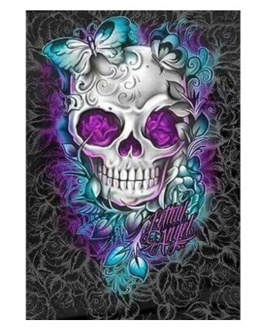 Diamond Painting Horror Skull Art Mosaic