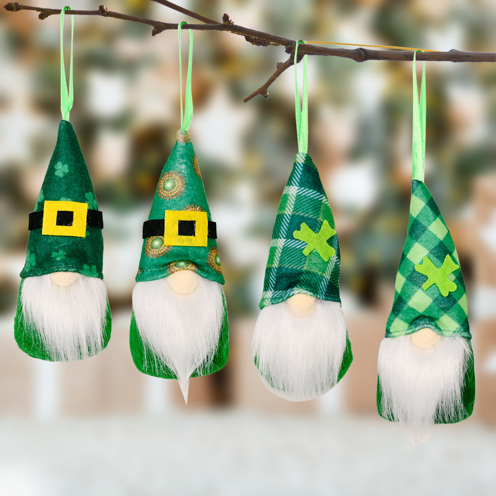 4pcs st patricks day gnomes