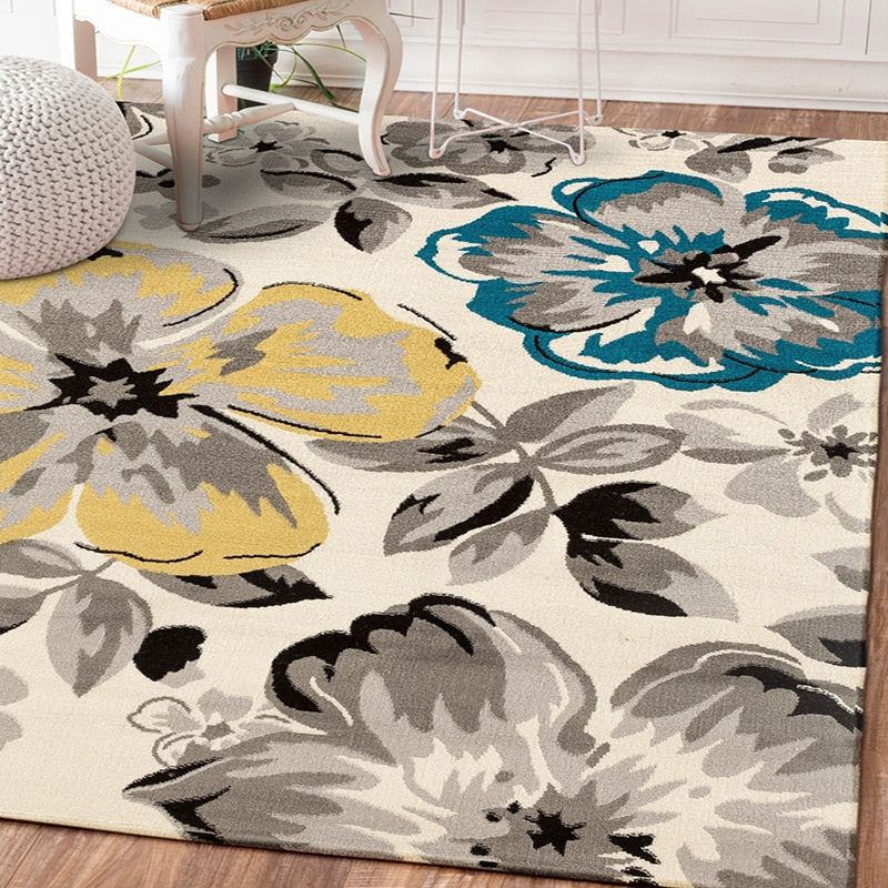 Abstract Flower Art Carpet