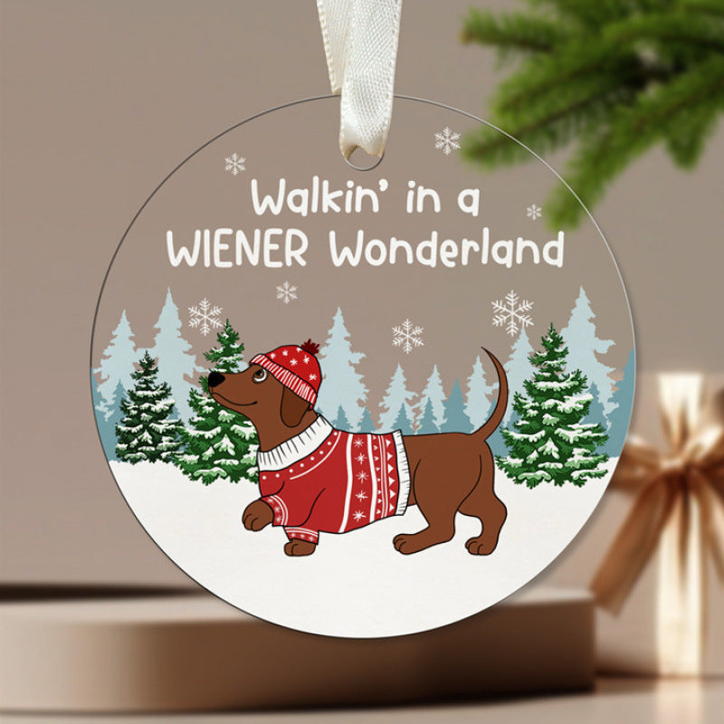 Christmas Tree acrylic decoration