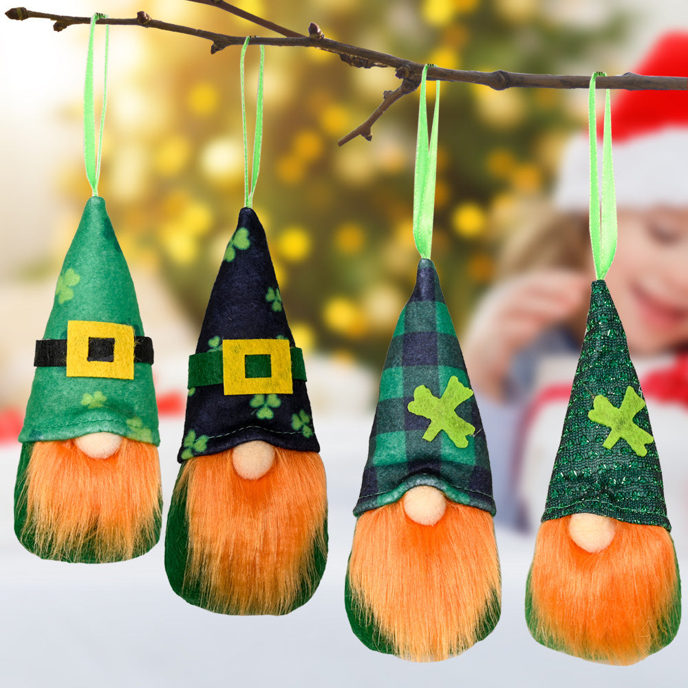 4pcs st patricks day gnomes