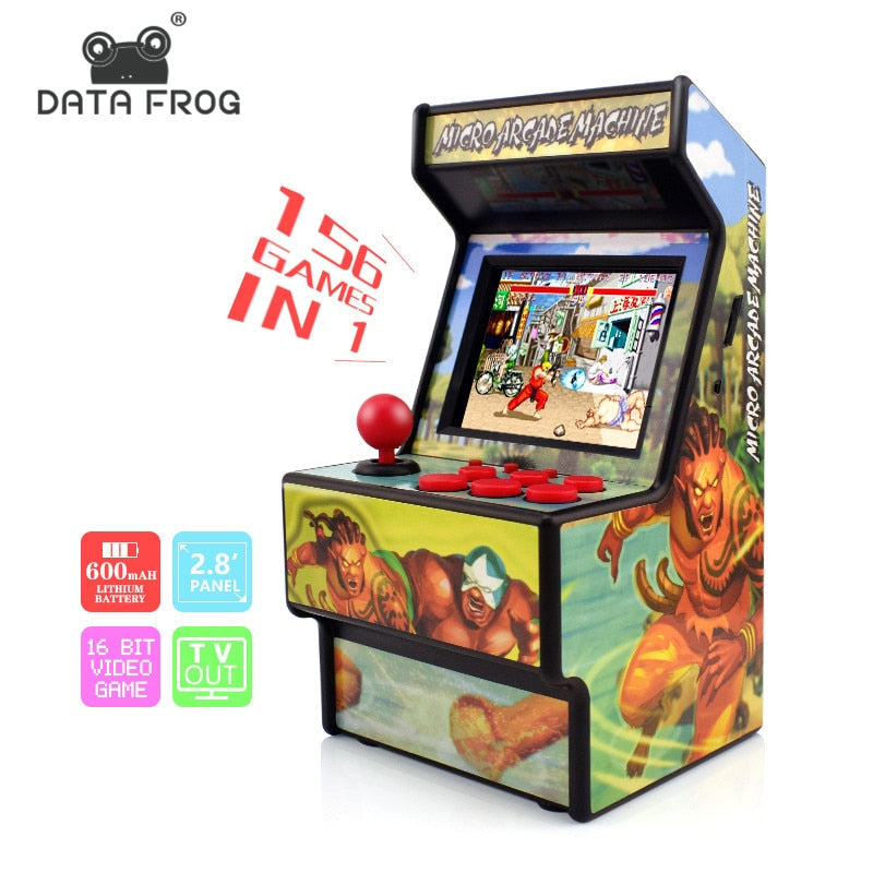 Data Frog Retro Mini Arcade Handheld Game Console
