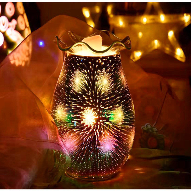 3D glass melting lamp