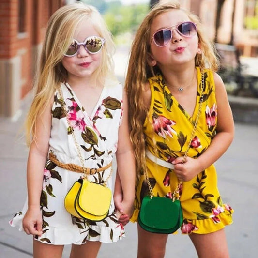 girls floral outfit