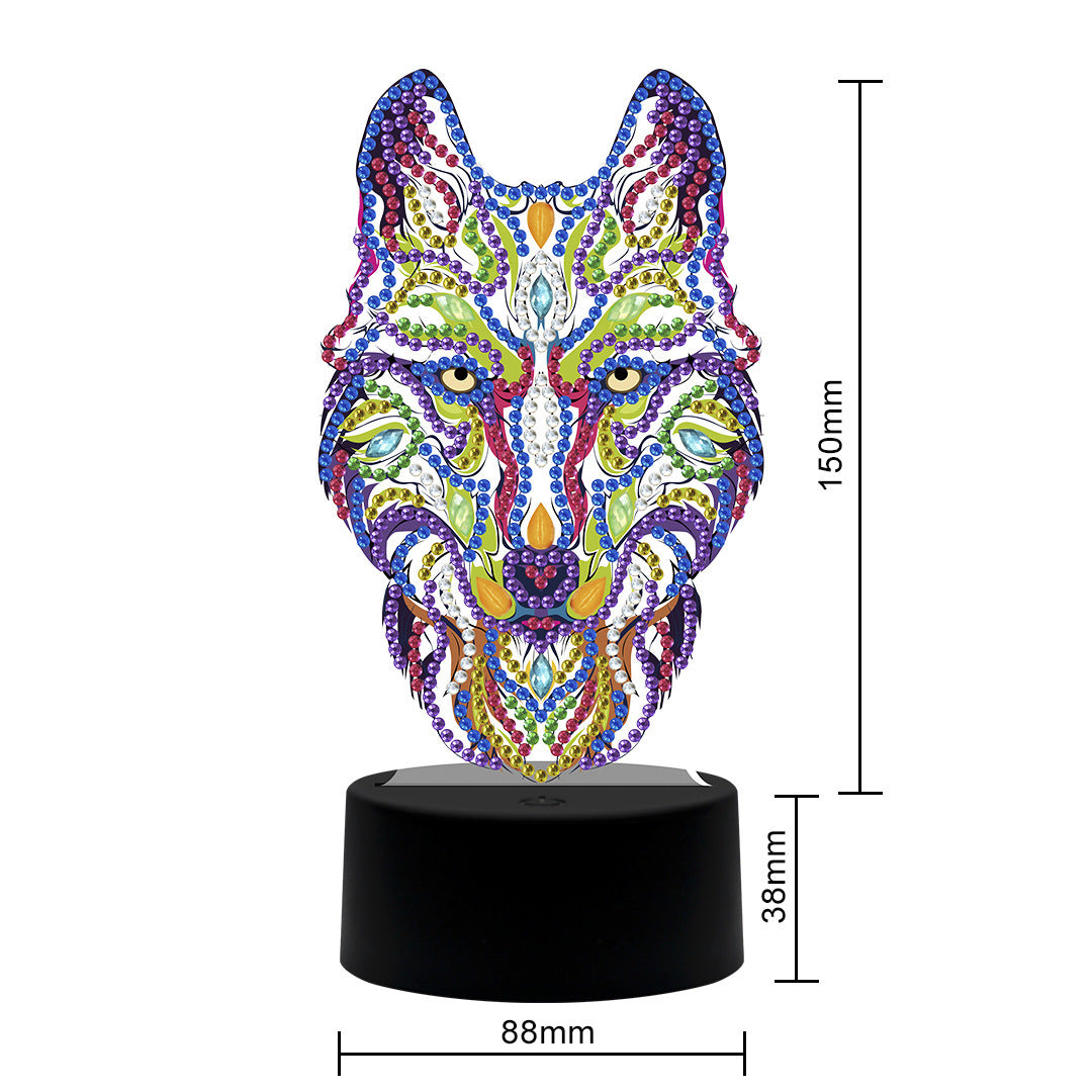 LED colorful colour changing diamond painting