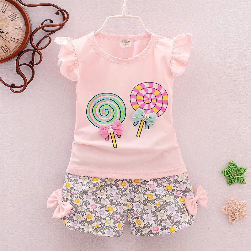Girls Cartoon Two-Piece