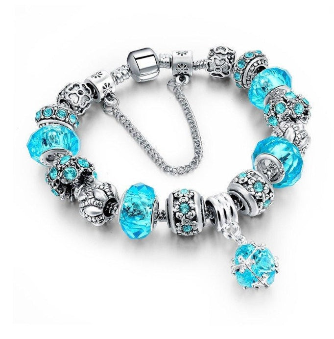 Bracelet With Queen Crown Beads charms