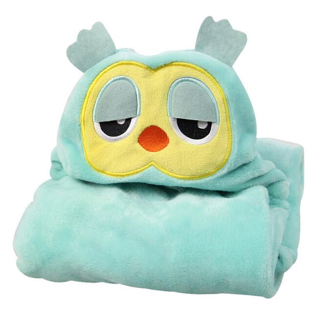 Soft Hooded Animal Baby Bathrobe Towel