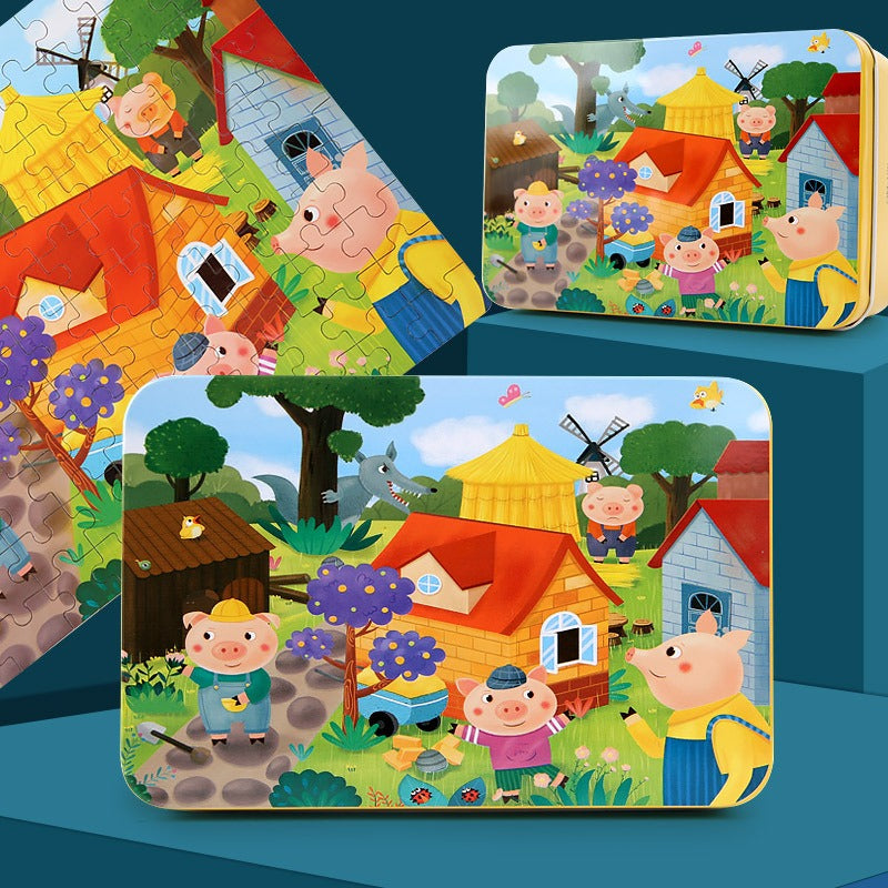 100-Piece Wooden puzlle