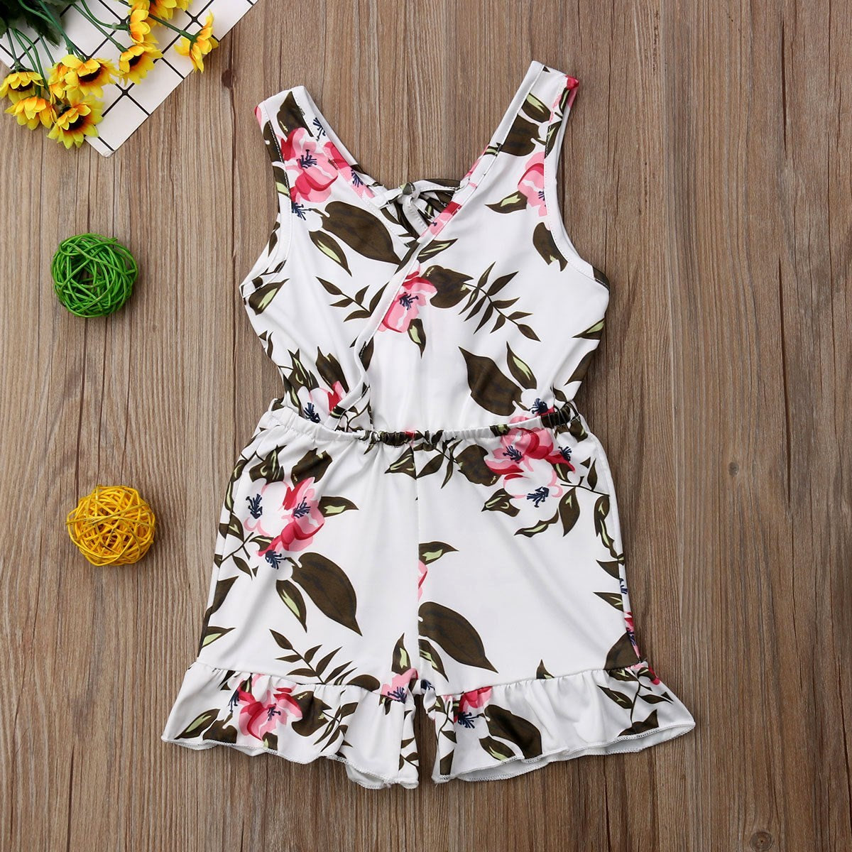 girls floral outfit
