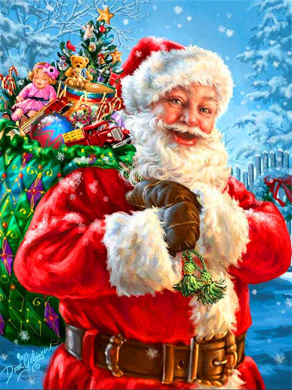 Santa Full Square Embroidery Diamond Art
