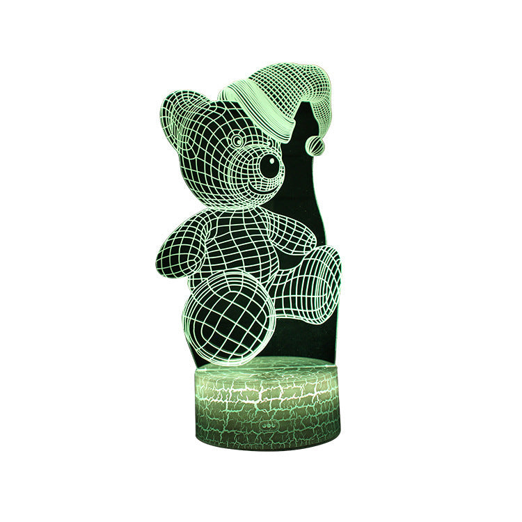 Colorful touch remote control desk lamp