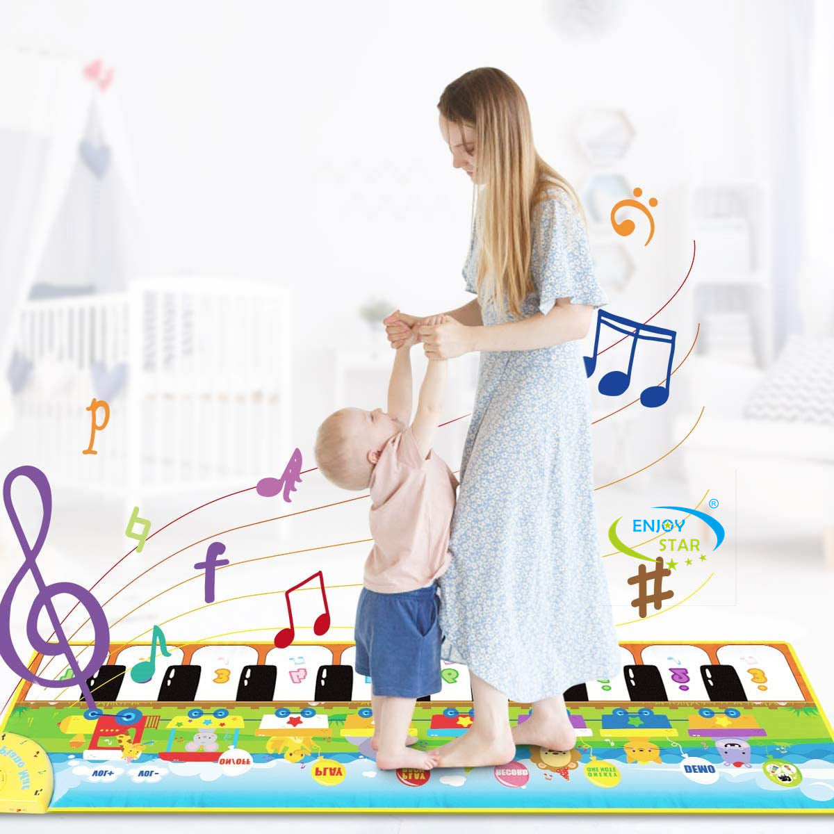 Baby mat piano toy