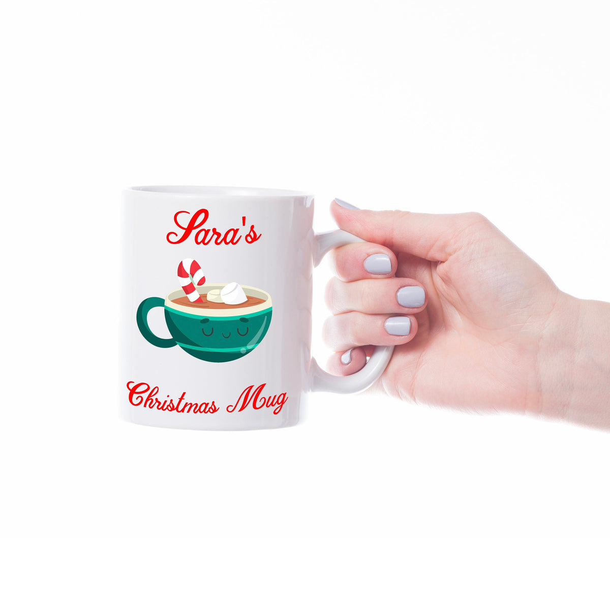 Personalised Christmas Mug – Perfect Gift for Bookworms and Holiday Lovers!