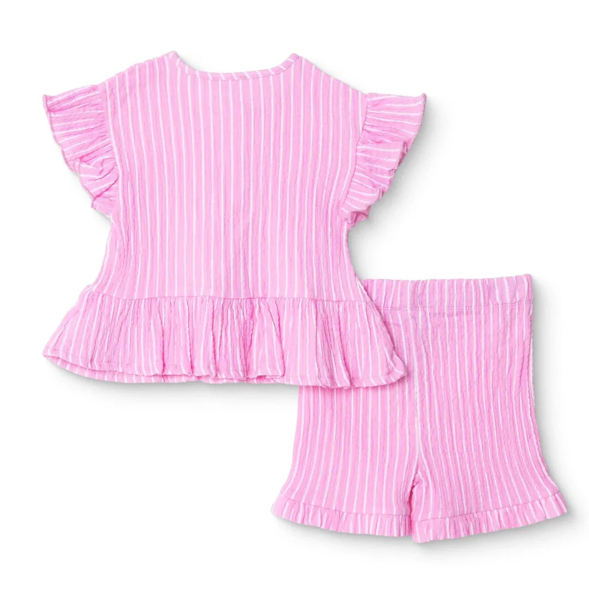 Girls Blouse & Shorts Set