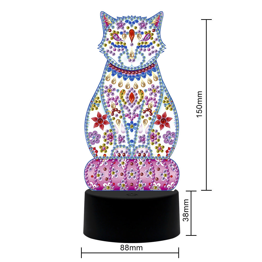 LED colorful colour changing diamond painting