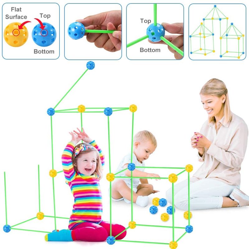 Kids Construction Fort Building
